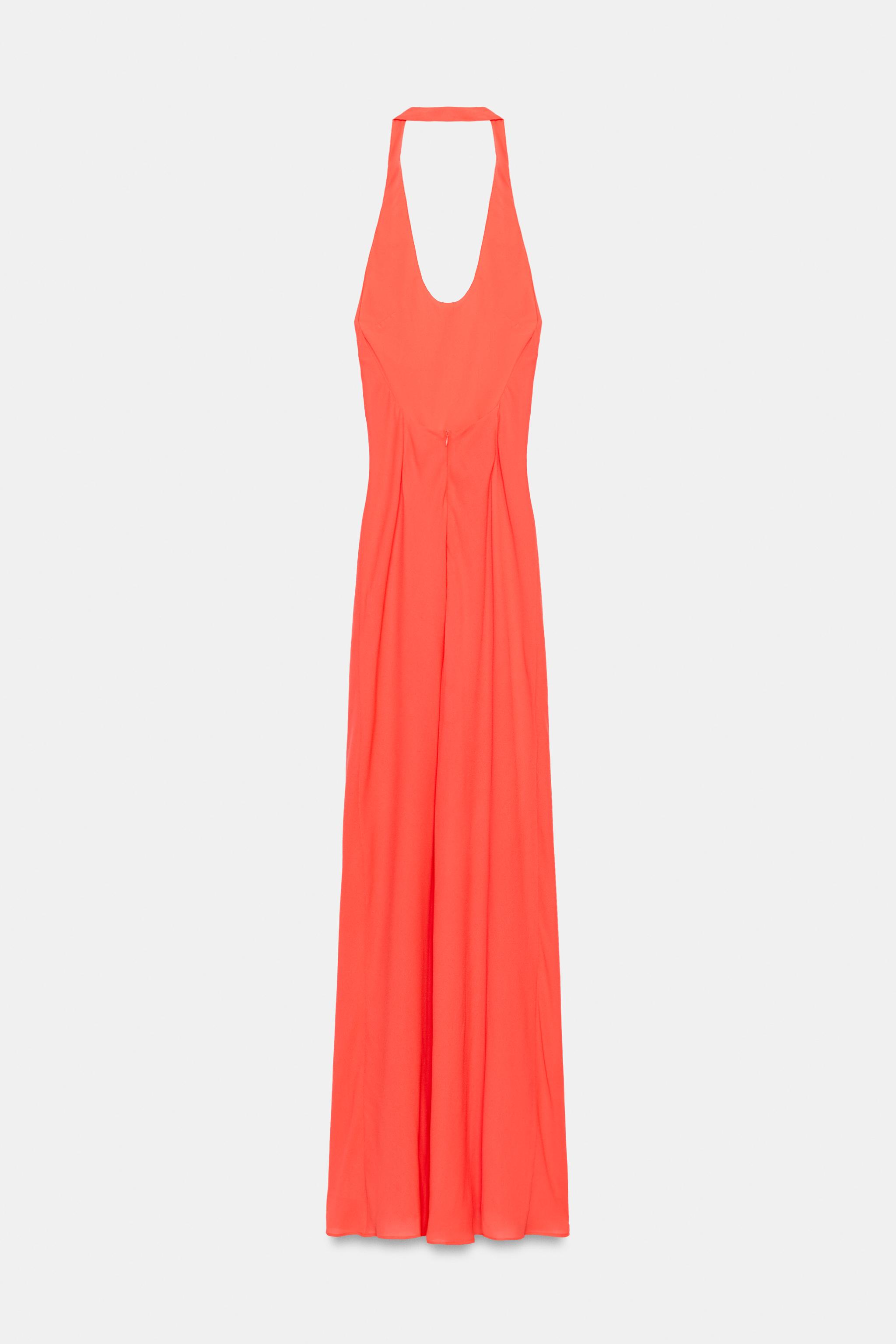 LONG HALTER DRESS